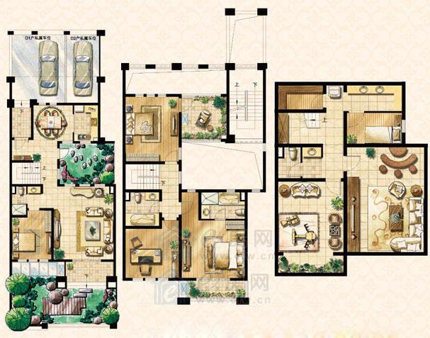 复地澜湾d1户型约190m 2